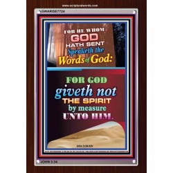 WORDS OF GOD   Bible Verse Picture Frame Gift   (GWARISE7724)   "25x33"