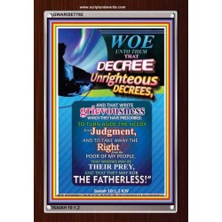 THE UNRIGHTEOUS   Christian Wall Art Poster   (GWARISE7792)   