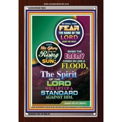THE SPIRIT OF THE LORD   Contemporary Christian Paintings Frame   (GWARISE7883)   