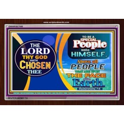 BE A SPECIAL PEOPLE   Scriptural Portrait Acrylic Glass Frame   (GWARISE7885)   
