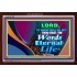 WORDS OF ETERNAL LIFE   Christian Artwork Acrylic Glass Frame   (GWARISE7895)   "33x25"