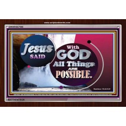 ALL THINGS ARE POSSIBLE   Decoration Wall Art   (GWARISE7965)   