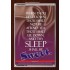 THY SLEEP SHALL BE SWEET   Modern Christian Wall Dcor Frame   (GWARISE804)   "25x33"