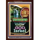 THERE IS A GOD IN ISRAEL   Bible Verses Framed for Home Online   (GWARISE8057)   