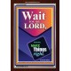 WAIT FOR THE LORD   Framed Scriptural Dcor   (GWARISE8069)   