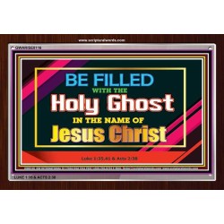 BE FILLED WITH THE HOLY GHOST   Art & Wall Dcor   (GWARISE8116)   