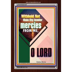 THE MERCYS OF GOD   Inspirational Wall Art Poster   (GWARISE8197)   