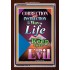 THE WAY TO LIFE   Scripture Art Acrylic Glass Frame   (GWARISE8200)   "25x33"