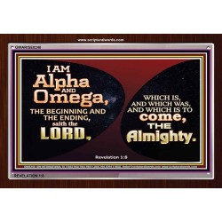 ALPHA AND OMEGA   Scripture Art   (GWARISE8248)   