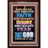 TRUST GOD AT ALL TIMES   Biblical Paintings Acrylic Glass Frame   (GWARISE8415)   "25x33"