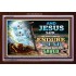 YE SHALL BE SAVED   Unique Bible Verse Framed   (GWARISE8421)   "33x25"