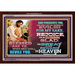 BLESSED ARE  YE   Frame Bible Verse   (GWARISE8433)   