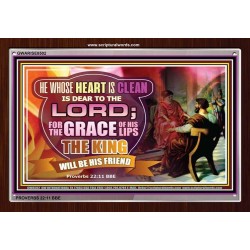 A CLEAN HEART   Bible Verses Frame Art Prints   (GWARISE8502)   "33x25"