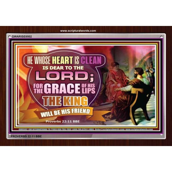 A CLEAN HEART   Bible Verses Frame Art Prints   (GWARISE8502)   