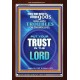 TRUST IN THE LORD   Framed Bible Verse   (GWARISE8573)   