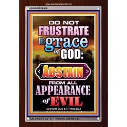 ABSTAIN FROM ALL APPEARANCE OF EVIL   Bible Scriptures on Forgiveness Frame   (GWARISE8600)   