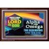ALPHA AND OMEGA   Christian Quotes Framed   (GWARISE8649L)   "33x25"