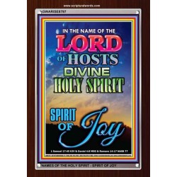 THE SPIRIT OF JOY   Bible Verse Acrylic Glass Frame   (GWARISE8797)   
