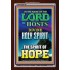 THE SPIRIT OF HOPE   Bible Verses Wall Art Acrylic Glass Frame   (GWARISE8798)   "25x33"