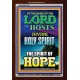 THE SPIRIT OF HOPE   Bible Verses Wall Art Acrylic Glass Frame   (GWARISE8798)   