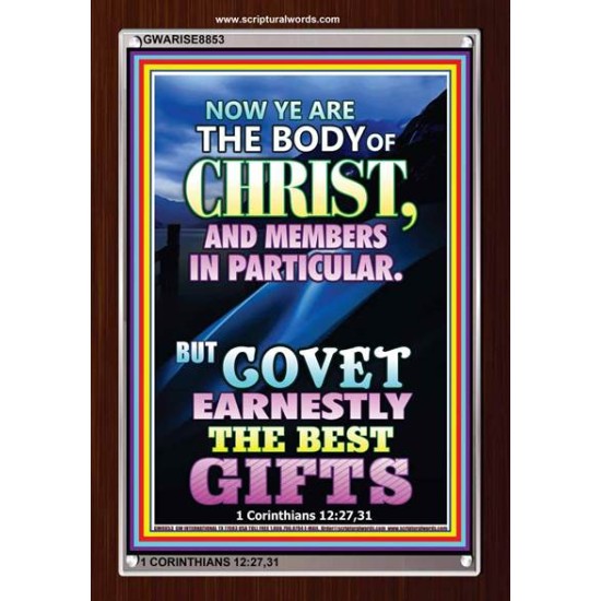 YE ARE THE BODY OF CHRIST   Bible Verses Framed Art   (GWARISE8853)   