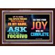 ASK AND YOU WILL RECEIVE   Scripture Art Frame   (GWARISE8878)   
