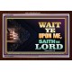 WAIT UPON THE LORD   Bible Scriptures on Forgiveness Acrylic Glass Frame   (GWARISE8936)   