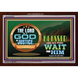 A GOD OF JUSTICE   Kitchen Wall Art   (GWARISE8957)   "33x25"