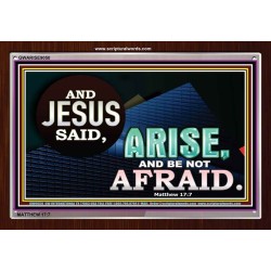 ARISE BE NOT AFRAID   Framed Bible Verse   (GWARISE9050)   