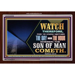 WATCH AND PRAY   Inspiration office art and wall dcor   (GWARISE9088)   "33x25"