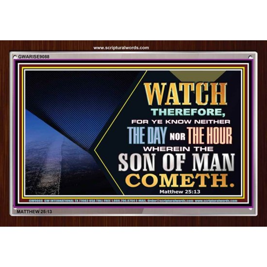 WATCH AND PRAY   Inspiration office art and wall dcor   (GWARISE9088)   