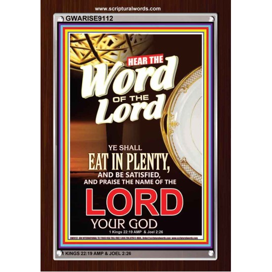 THE WORD OF THE LORD   Bible Verses  Picture Frame Gift   (GWARISE9112)   