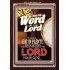 THE WORD OF THE LORD   Bible Verses  Picture Frame Gift   (GWARISE9112)   "25x33"