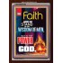 YOUR FAITH   Frame Bible Verse Online   (GWARISE9126)   "25x33"