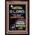 THE LORD OUR PORTION   Acrylic Glass Frame Scripture Art   (GWARISE9235)   "25x33"