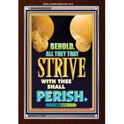 ALL THEY THAT STRIVE WITH YOU   Contemporary Christian Poster   (GWARISE9252)   