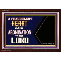 WHAT ARE ABOMINATION TO THE LORD   Large Framed Scriptural Wall Art   (GWARISE9273)   