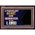 WHAT ARE ABOMINATION TO THE LORD   Large Framed Scriptural Wall Art   (GWARISE9273)   "33x25"