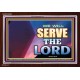 WE WILL SERVE THE LORD   Frame Bible Verse Art    (GWARISE9302)   