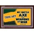 WEAPONS OF WAR   Christian Quotes Framed   (GWARISE9434)   "33x25"