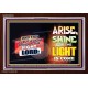 ARISE SHINE FOR THE LIGHT IS COME   Biblical Paintings Frame   (GWARISE9474b)   