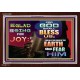 BE GLAD AND SING FOR JOY   Inspirational Wall Art Frame   (GWARISE9527)   