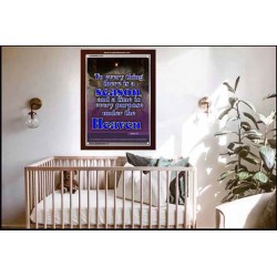 A TIME TO EVERY PURPOSE   Bible Verses Poster   (GWARK1315)   "25X33"