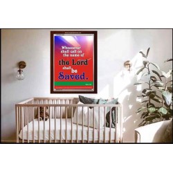 WHOSOEVER SHALL CALL   Inspiration Wall Art Frame   (GWARK1632)   "25X33"