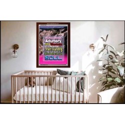 ADULTERY WITH A WOMAN   Large Frame Scripture Wall Art   (GWARK1941)   