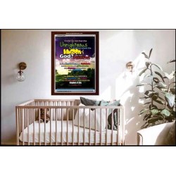 UNRIGHTEOUS SHALL NOT INHERIT THE KINGDOM   Large Framed Scripture Wall Art   (GWARK3204)   "25X33"