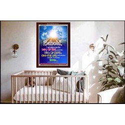 WAY OF LIFE   Biblical Art Acrylic Glass Frame   (GWARK3307)   "25X33"