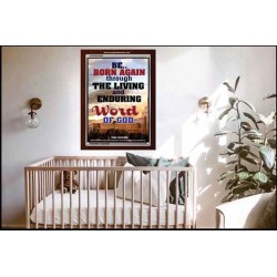 BE BORN AGAIN   Bible Verses Poster   (GWARK6496)   "25X33"