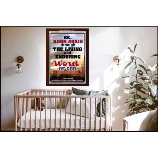 BE BORN AGAIN   Bible Verses Poster   (GWARK6496)   