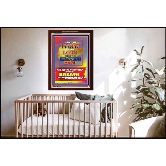 WORD OF THE LORD   Framed Hallway Wall Decoration   (GWARK7384)   